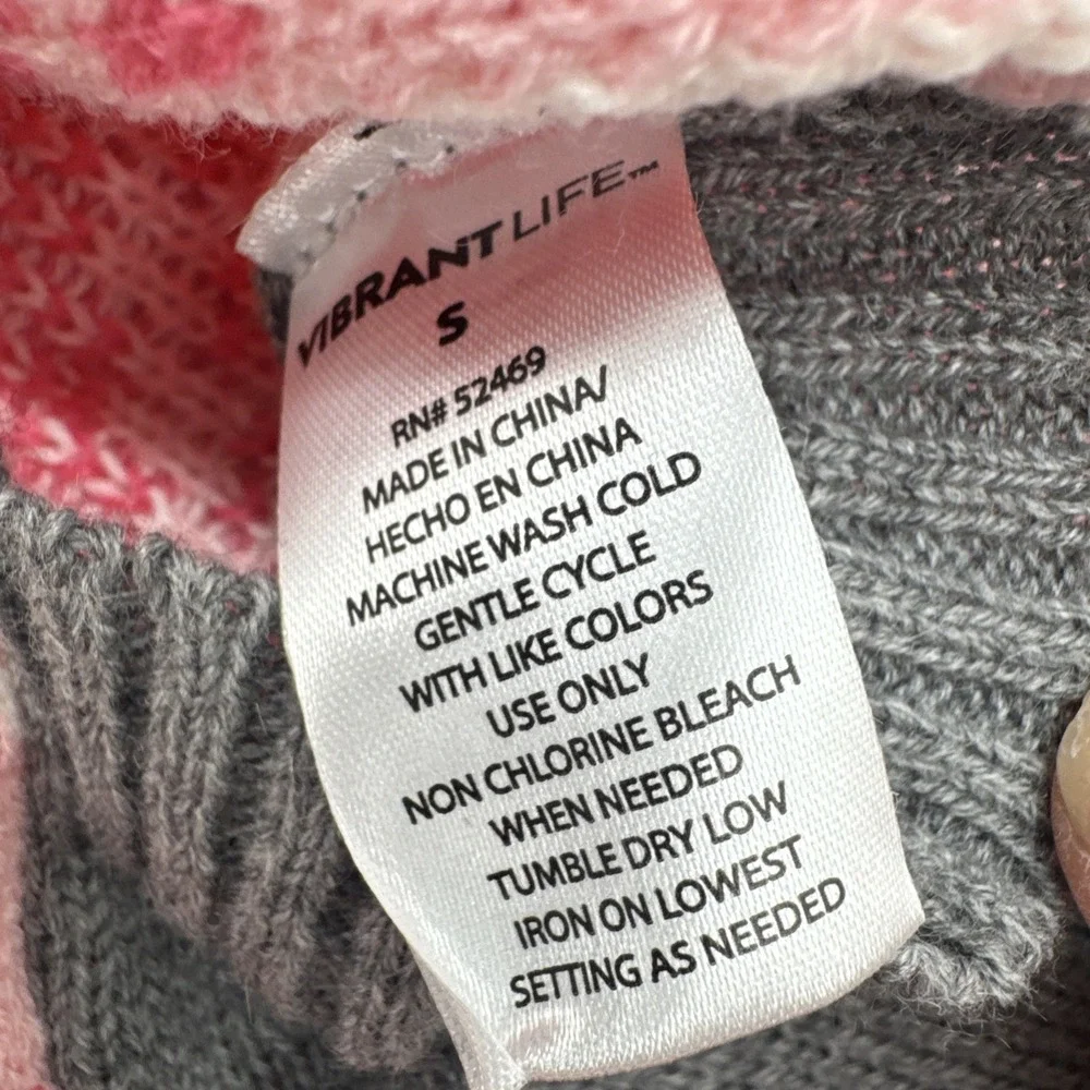 New Without Tags Vibrant Life Small Dog Or Cat Sweater Mamas Bff Pink Sequins